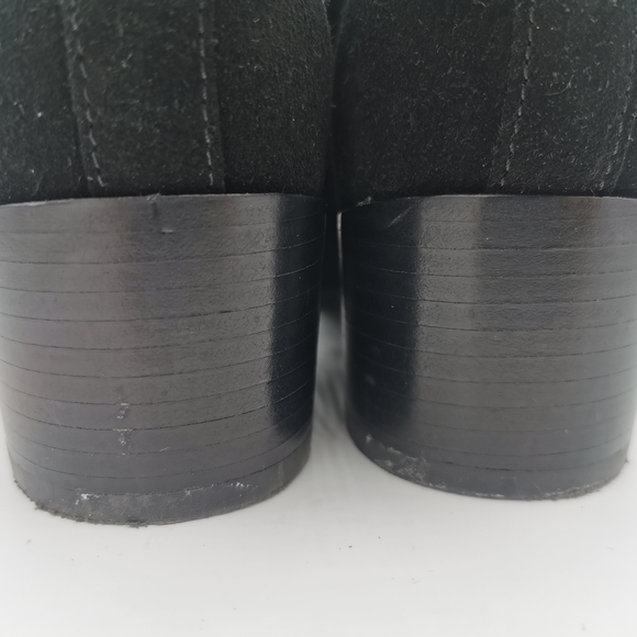SIZE 9M ARTICA, Black Suede Ankle Rain / Winter Bootie EUC B59 - Picture 12 of 16
